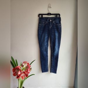 Women's Silver Jeans Size 25 X 31 Suki Mid Skinny